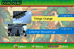 Gameboy Advance Video: Teenage Mutant Ninja Turtles: Things Change screenshot 3 for GameBoy Advance